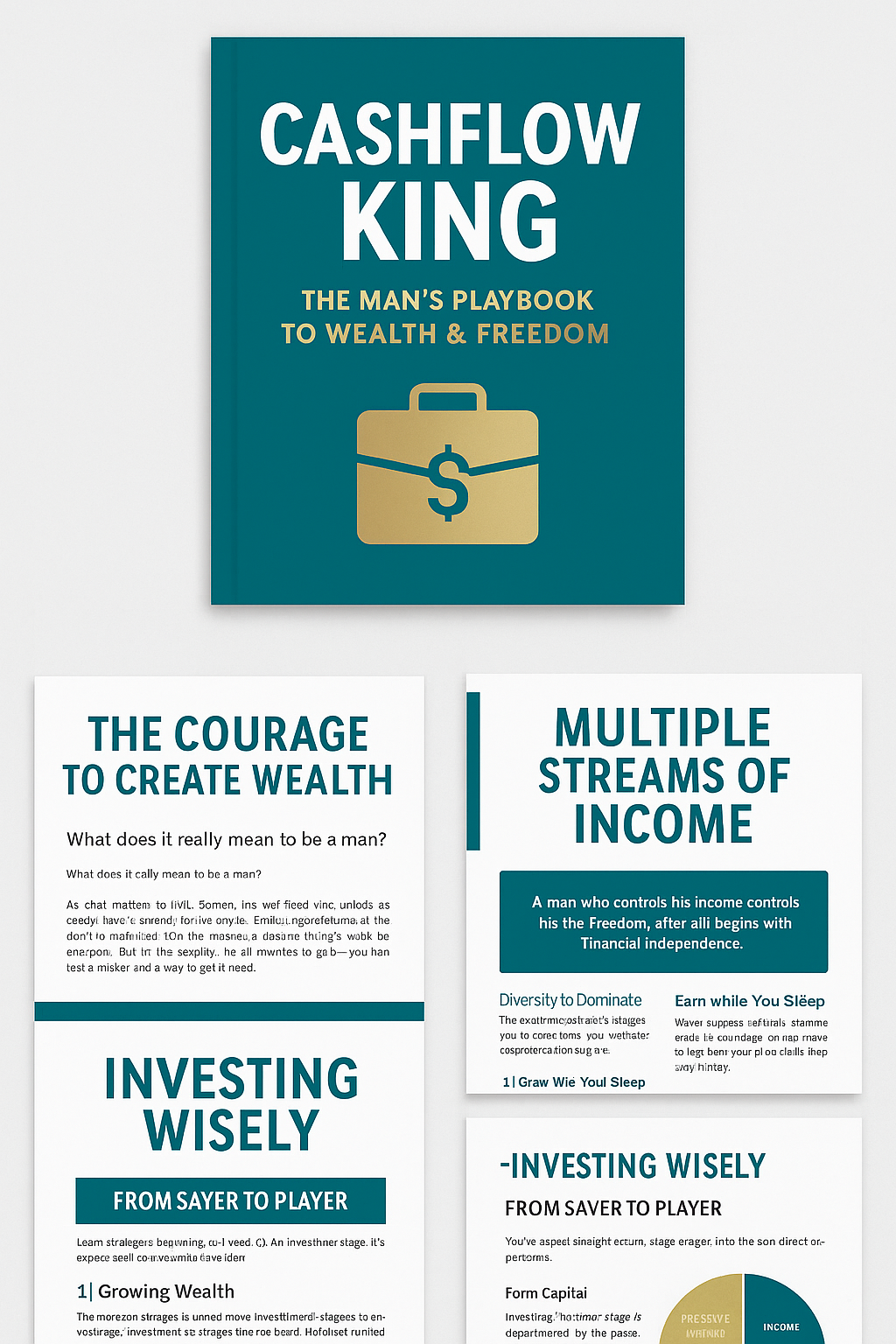 Cashflow King 💼💪 – The Modern Man’s Wealth Playbook (Instant E-BOOK Download)